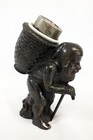 Vtg 1920s Bronzed Electric Cigar Lighter Old Peddler Gnome Figural Project