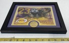 Lebron James Lakers Highland Mint Framed Medallion Print Limited Ed  5000 9x11