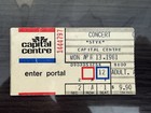 Styx 4 13 81 Front Row Center Capital Centre Authentic Ticket Stub Rare Look