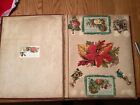 Antique Victorian Scrapbook With Many Advertising Trade Cards   Victorian Scrap