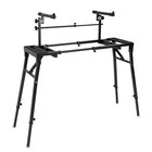 Keyboard Stand Dj Workstation Table Top Piano Holder 2-tier Double Studio Mount