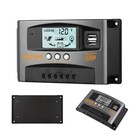 60a Mppt Solar Panel Kit Regulator Charge Controller Auto Focus Tracking 12 24v