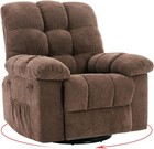 Manual Swivel Rocker Recliner Chair high Back Nursery Glider 90   150   Lounge Seat