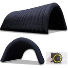 Inflatable Tunnel Entrance Tent black 24 X 10 X 7 Ft  inflatable Tents Can Be 