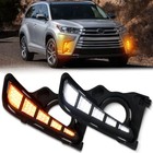 2pcs Front Bumper Fog Lights Assembly Fit For 2017 2018 2019 Front Fog Light