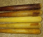 5 Lot Vintage Wooden Baseball Bats
