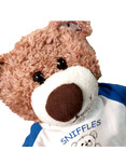First   Main Tender Teddy Plush Brown Patchwork Bear Stuffed Animal W shirt 12 