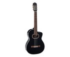 Takamine Gc6ceblk A e Classical Guitar W cutaway - Black - B-stock