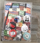 Rare Radiohead Pins - Buttons - Concert Memorabilia - Offical Tour Merch Lapel