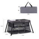 Travel Crib - Lightweight Baby Playpen With Bassinet  Portable Mini Playard