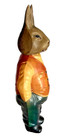 Vintage 1930s Celluloid Mr  Rabbit Bunny Easter Vest Rattle Noise Made Usa 8 t