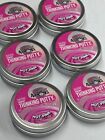 New  Gift Set Of 6 Crazy Aaron s Putty  47oz Mini Tins Hot Pink Silly