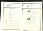 Northern Rhodesia Stamp Collection On 6 Scott Specialty Pages  1925-1964  bc 