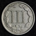 1881 Three Cent Nickel Piece Xf E198 Gdcp