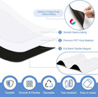 2 Pack Magnetic Dry Erase Board Sheet For Fridge  12 x8  Erasable Refrigerator W