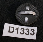 Original Ww2 German Army Wehrmacht Officers   Em Peaked Visor Cockade Felt 5