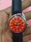 Vintage Hmt Pilot Red  17 Jewels Mechanical Hand Winding Men s Wrist Watch