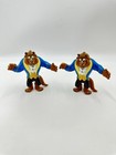 Vintage Disney Beauty   The Beast Toy Doll Action Figures Pvc Lot Purchase Of 8