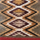 Vintage Southwestern Wool Wall Hanging   Runner     Handwoven Textile