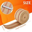10 Yards Craft Jute Webbing Tape Fabric Cloth Cotton 3 5  Belt Bag Strap Canvas