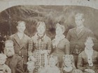 Cabinet Card Of A Large Family id ed Nolan Family possible Genealogy Research 