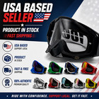 Mx Motocross Goggles Dirt Bike Atv utv Off Road Anti Fog Uv Protection