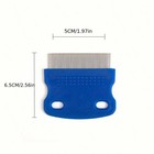 6x Pet Flea Lice Comb Stainless Steel Hair Grooming Comb For Dogs Cats