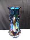 Fenton Amethyst Carnival Glass Heavy Iris Tankard Pitcher