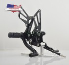 Us Black Rearsets Footpegs Rearset For Suzuki Gsxr 600 750 00-05 Gsxr1000 01-04