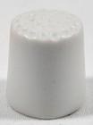 Vintage Handpainted Signed Oriental Fan Design Porcelain Thimble