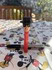 Vintage Zoro Red Black Pez Dispenser Made In Austria No Feet