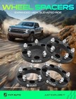 5x5 5 Wheel Spacers 1 Inch Compatible With Ford  Dodge  1 Inch 4pcs  Black