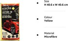 Kirkland Microfiber Towels 36 Pack 16x16 Car Cleaning Cloths Auto Home Yellow