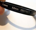 Canon 52mm Filter Lens Protect For 50mm F1 8 Fd  - Oem Genuine