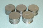 50  1 Dollar Size Stainless Slot Machine Tokens - Newly Minted - High Quality