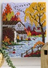Plastic Canvas Pattern Book   Lovely Seasons In Long Stitch   4 Designs