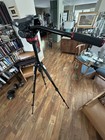 Manfrotto 190x Tripod With Mvh502ah Fluid Head  made Initalygreat Condition