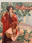 Antique 1908 U  S  Lithograph  Co  Orpheum Theater Program Minneapolis Mn