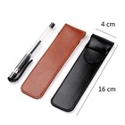 Daimay Leather Pen Case Holder Handmade Fountain Pen Pouch Soft Protective