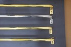 Brass Drapery Rod  Solid Brass Return Rod For Curtains  Nickel Curtain Holder