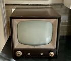 Vtg General Electric Tabletop Television - Metal Case