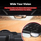 Side Mirrors For 2024-2025 Polaris Rzr Xp 1000  Adjustable Rear View Black 