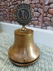 Lions Club International  Heavy Brass Bell Charter Night 1975 Windsor Illinois 