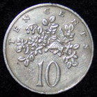 1969 Jamaica 10 Cents Copper Nickel Coin
