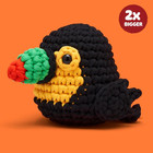 The Woobles Extra Squeezy Beginner Crochet Kit   Mango The Toucan