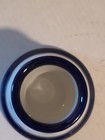 Vintage French Limogens Match Holder Blue white