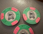 5 Vintage Pioneer Rex  rex Club    50 Wagon Jackson  California Casino Chip