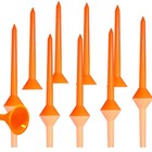 10pcs Golf Rubber Tees Holder Tee Range Driving Practice Mat Size 1 5       38mm 