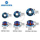 4pcs Titanium Nut M6 M8 M10 M12 M14 M16 Flange Fancy Nuts For Bike Motoycycle