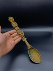 Vintage Spoon Gold Style Metal Large Spoon   